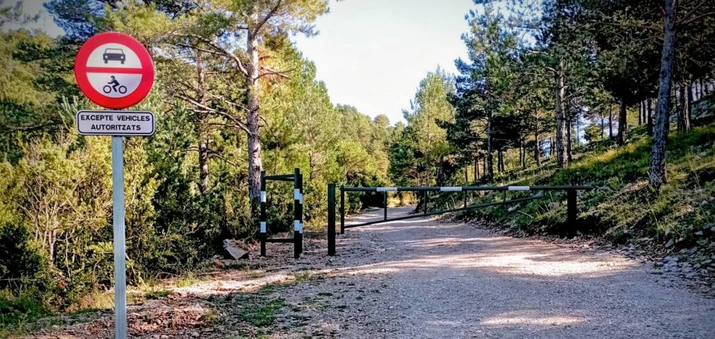 Pas restringit a la muntanya de Cambrils i Alinyà  - 