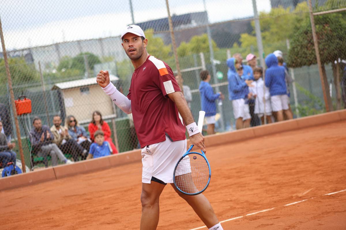 Hardt, celebrant un punt en la final al CTS - Victor Castillo