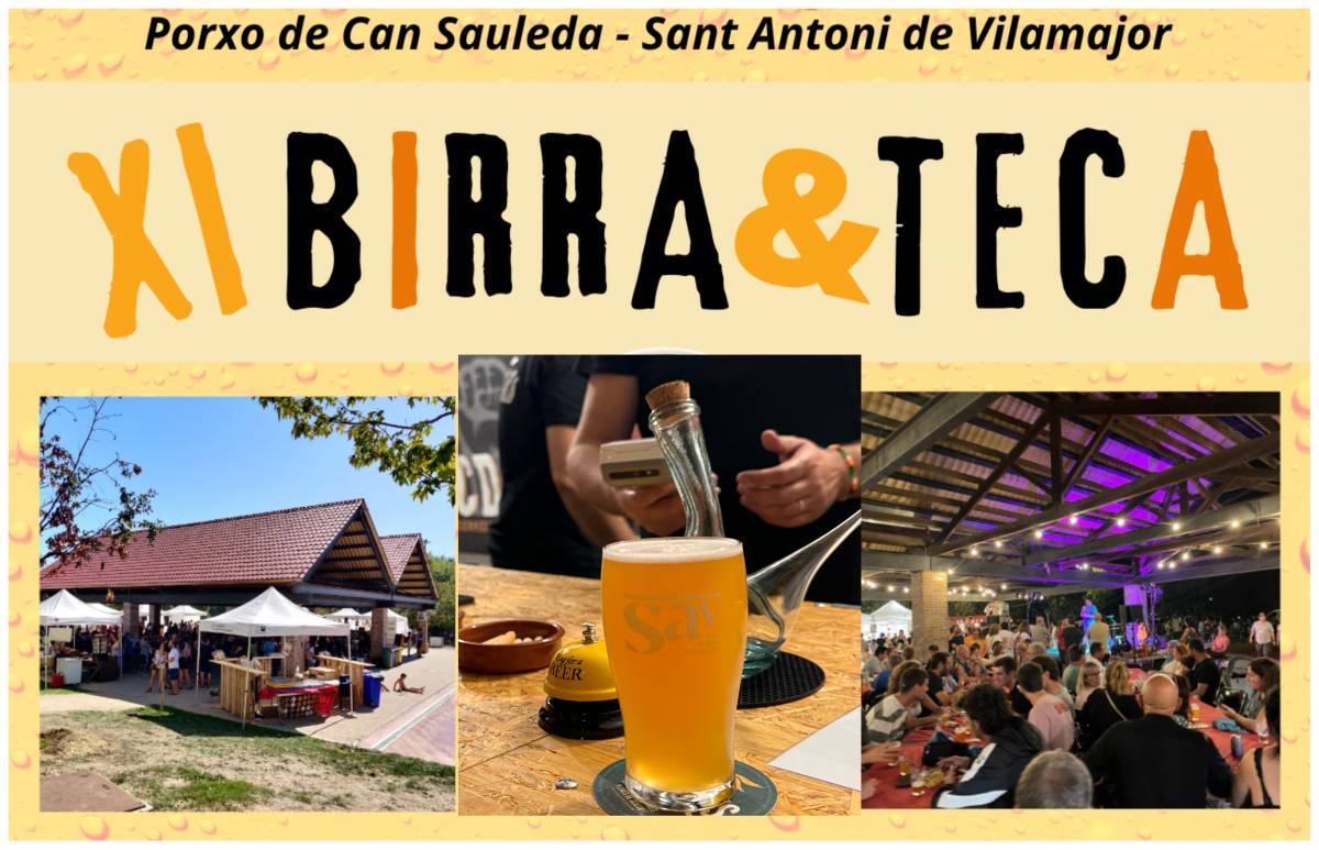 Cervesa i bon menjar a la Fira Birra&Teca de Vilamajor