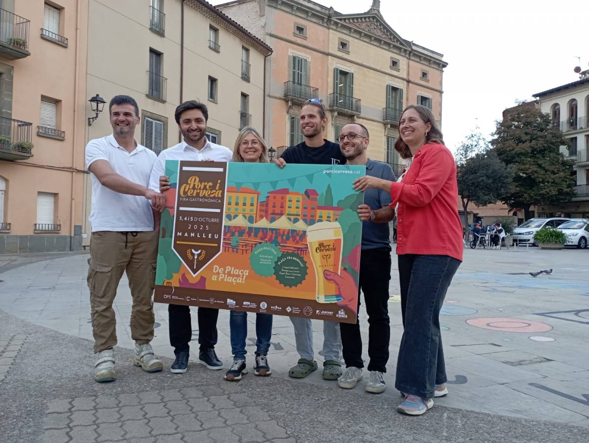 Presentació de la 32a edició de la Fira del Porc i la Cervesa de Manlleu.
