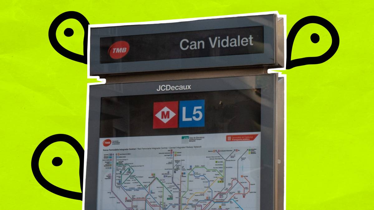 Can Vidalet, l'estació ubicada a dues comarques alhora
