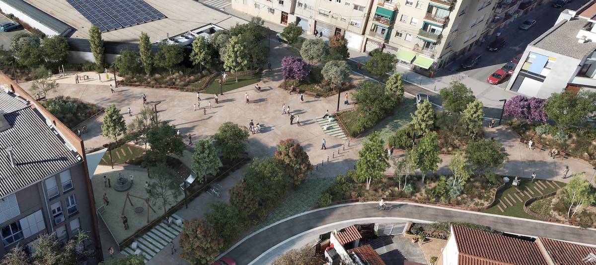 Imatge virtual del futur passeig d'Antoni Farrés - Cedida (Aj. Sabadell)