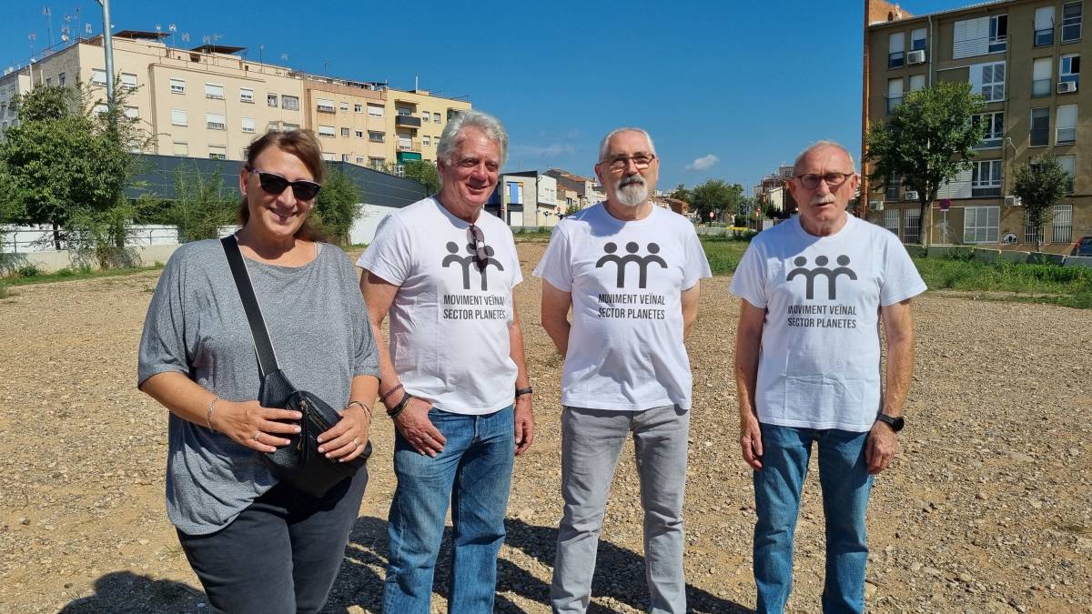 Membres del Moviment veïnal sector Planetes