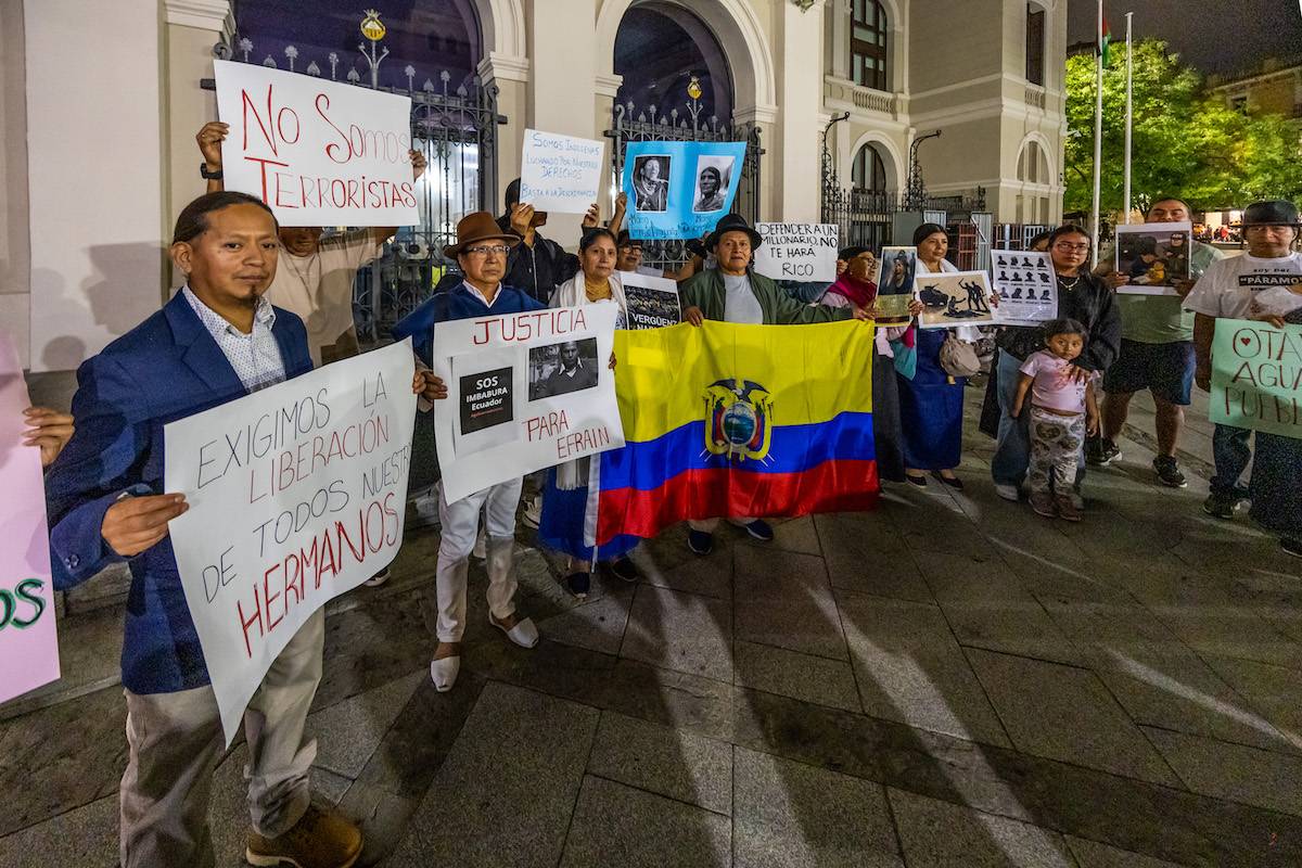 Protesta de la comunitat equatoriana a Sabadell - Juanma Peláez Protesta de la comunitat equatoriana a Sabadell