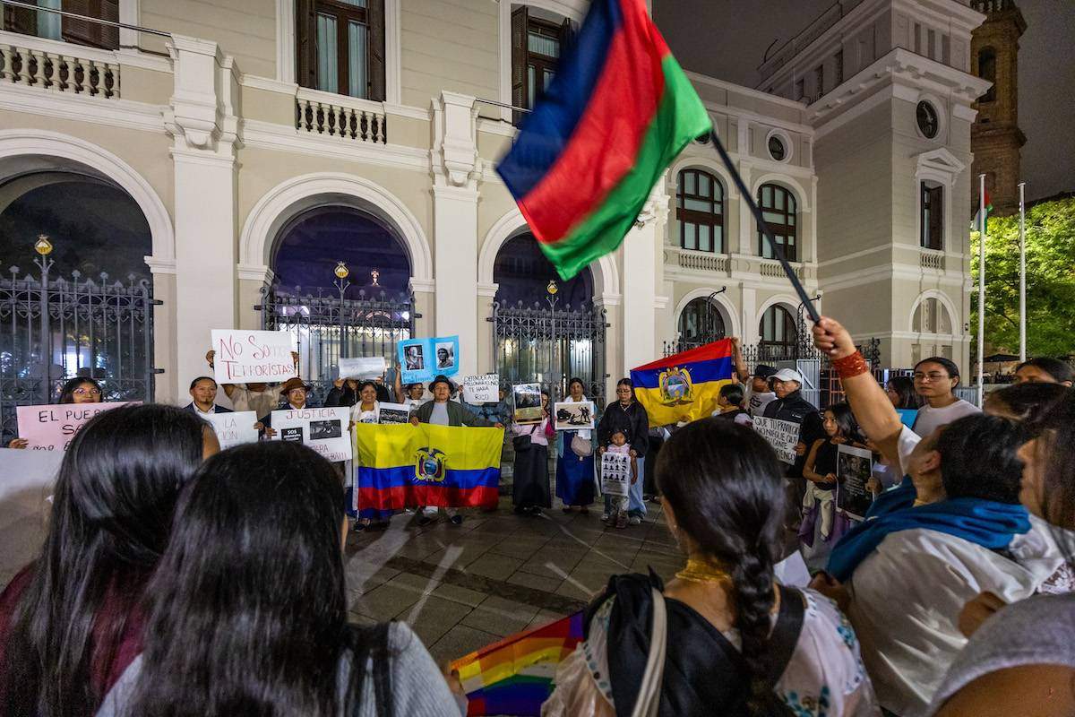 La comunitat de l'Equador a Sabadell denuncia la situació que viu el seu país