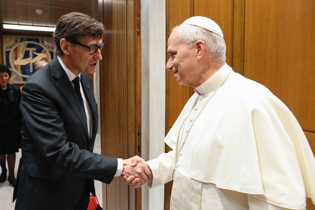 Illa convida Lleó XIV a la inauguració de la Torre de Jesucrist de la Sagrada Família