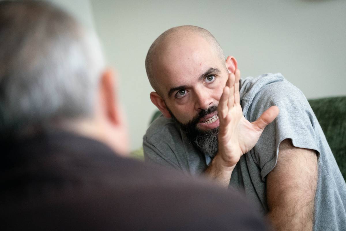Pablo Batalla, durant l'entrevista amb Nació - Hugo Fernández