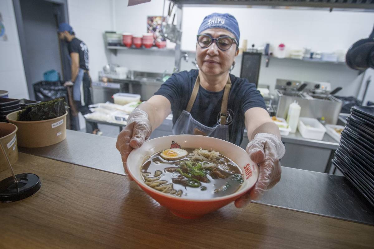 Un ramen tot just preparat al Ramen Shifu - Nebridi Aróztegui