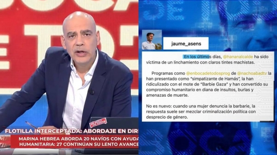 Nacho Abad (Cuatro) desafia en directe Jaume Asens amb to amenaçador: «No em sigui covard»