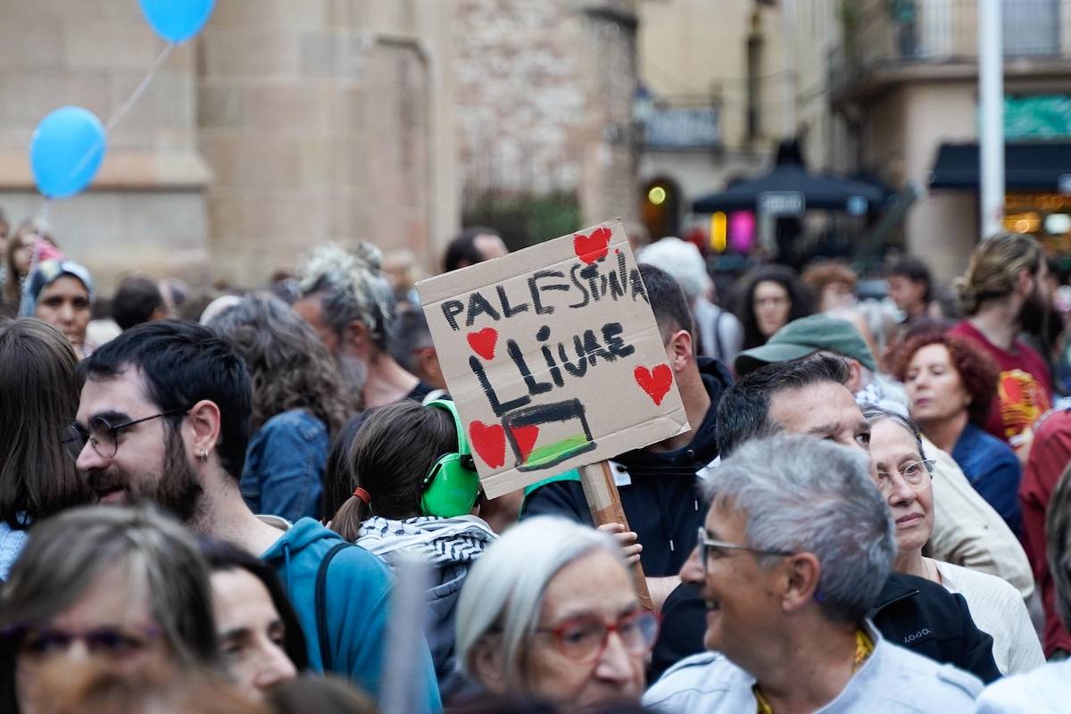 Concentració pro Palestina a Sabadell - David Chao Concentració pro Palestina a Sabadell