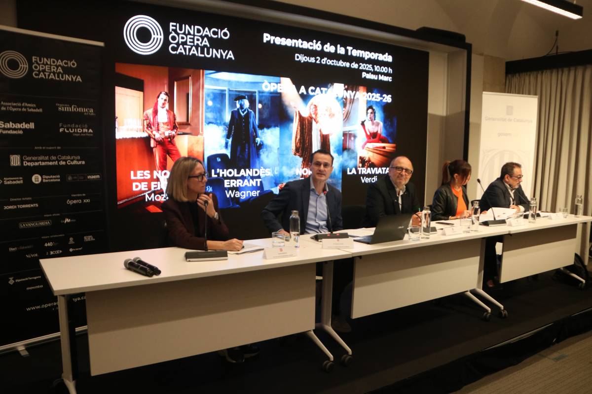 Roda de premsa de presentació de la temporada  - ACN
