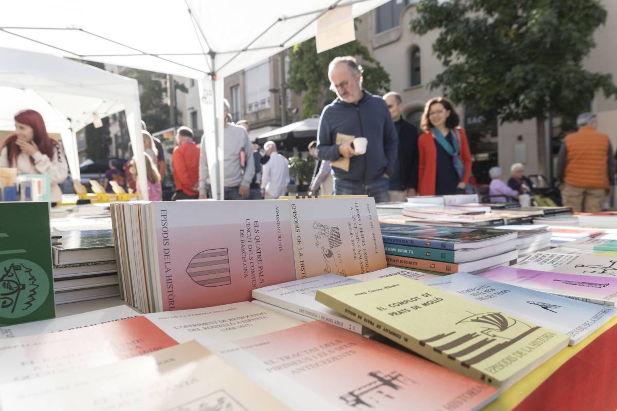 Fira del Llibre en Català de Terrassa, al raval de Montserrat - Lluís Clotet