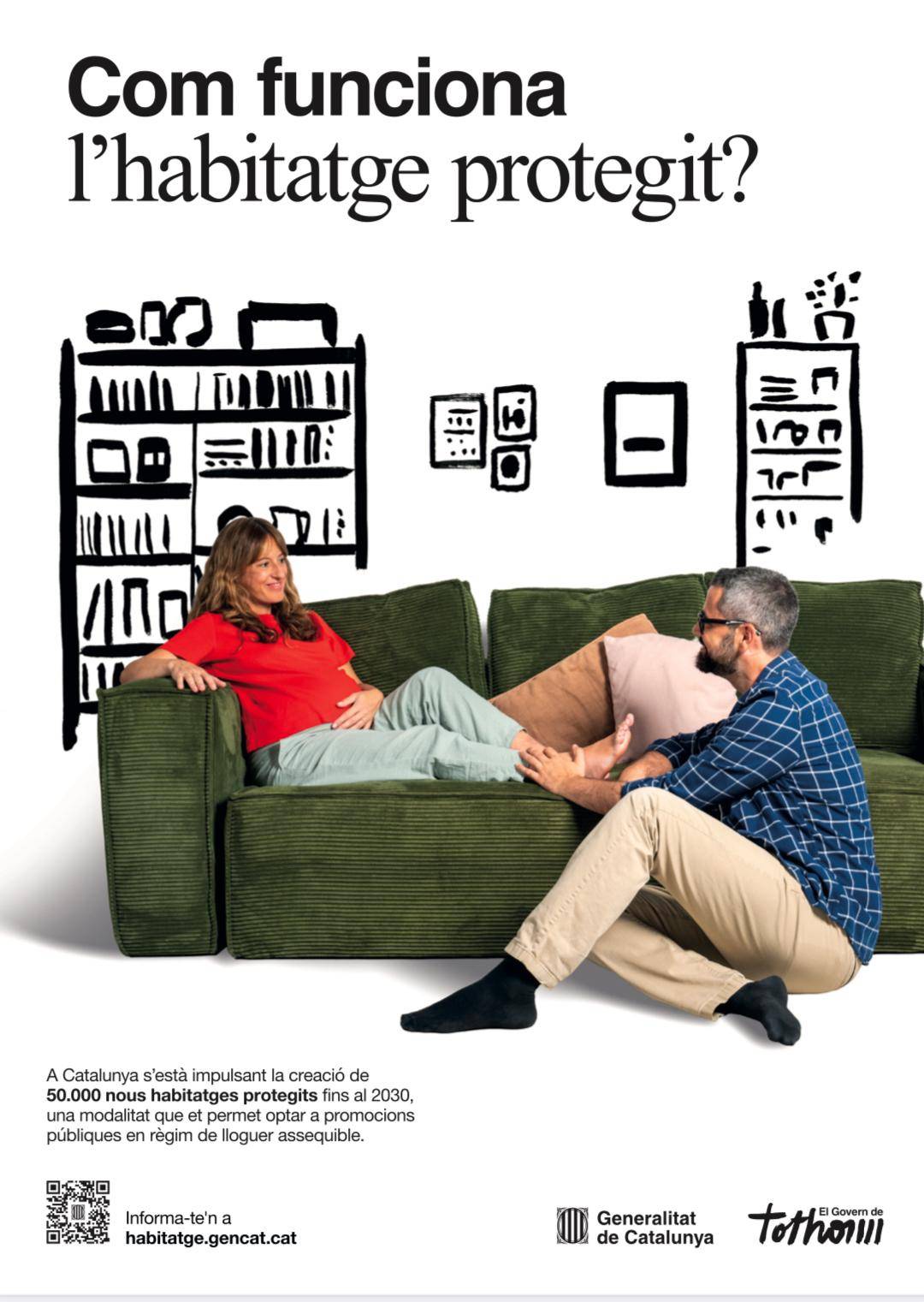 Habitatge protegit - cartell