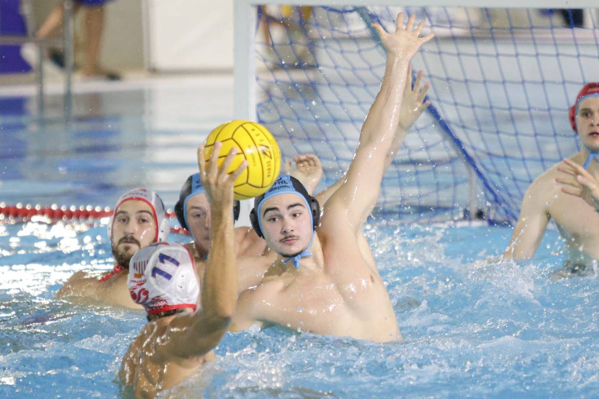 Una acció del partit disputat aquest divendres entre el CN Terrassa i l’OSC Potsdam alemany - Lluís Clotet