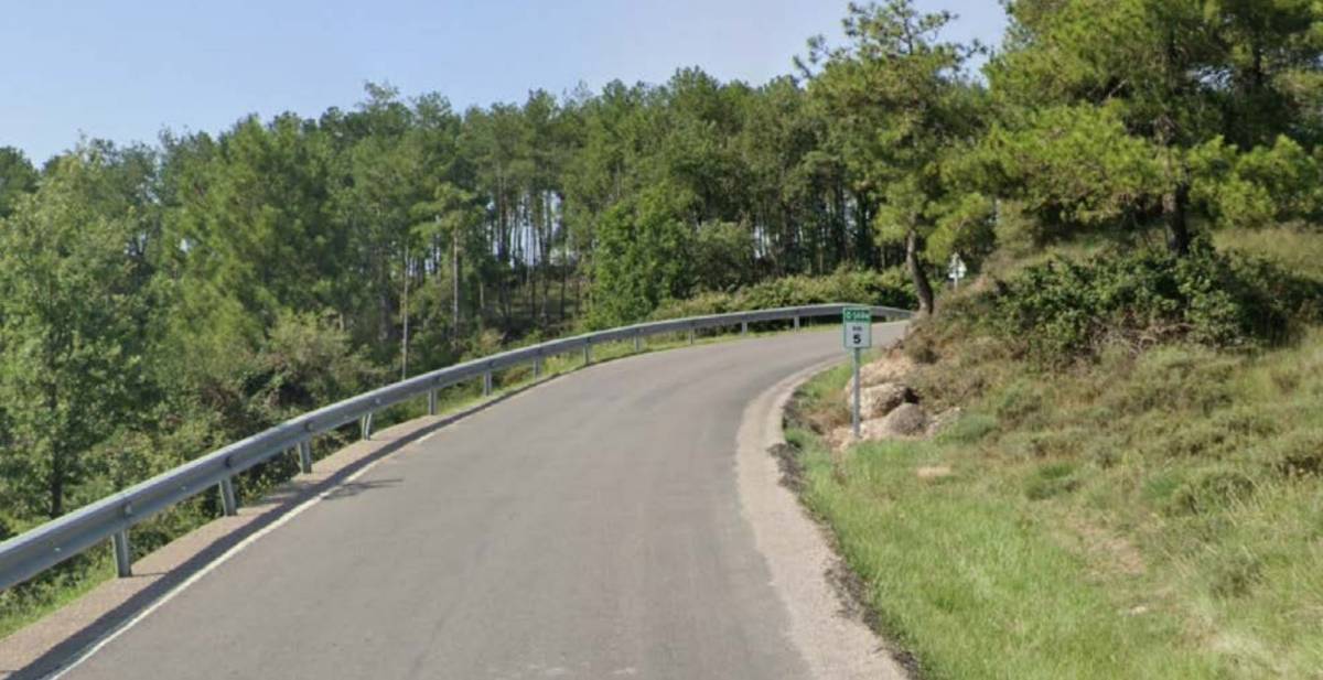 Estat actual de la carretera C-149a, de Solsona a Pinell de Solsonès - 