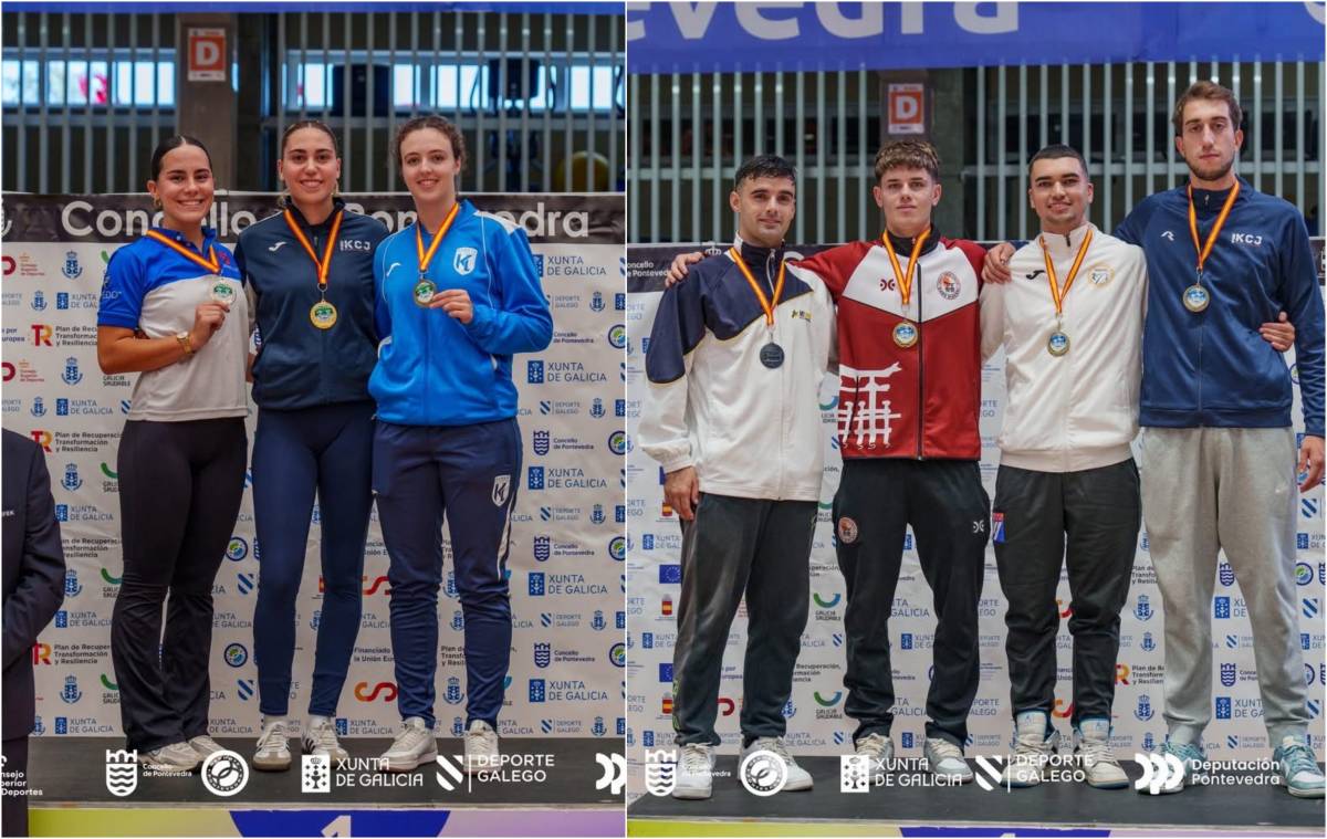 Dos joves de Palautordera brillen a la Lliga Nacional de Karate