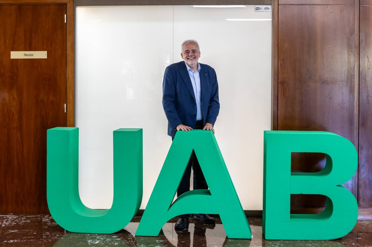 Javier Lafuente, rector de la UAB