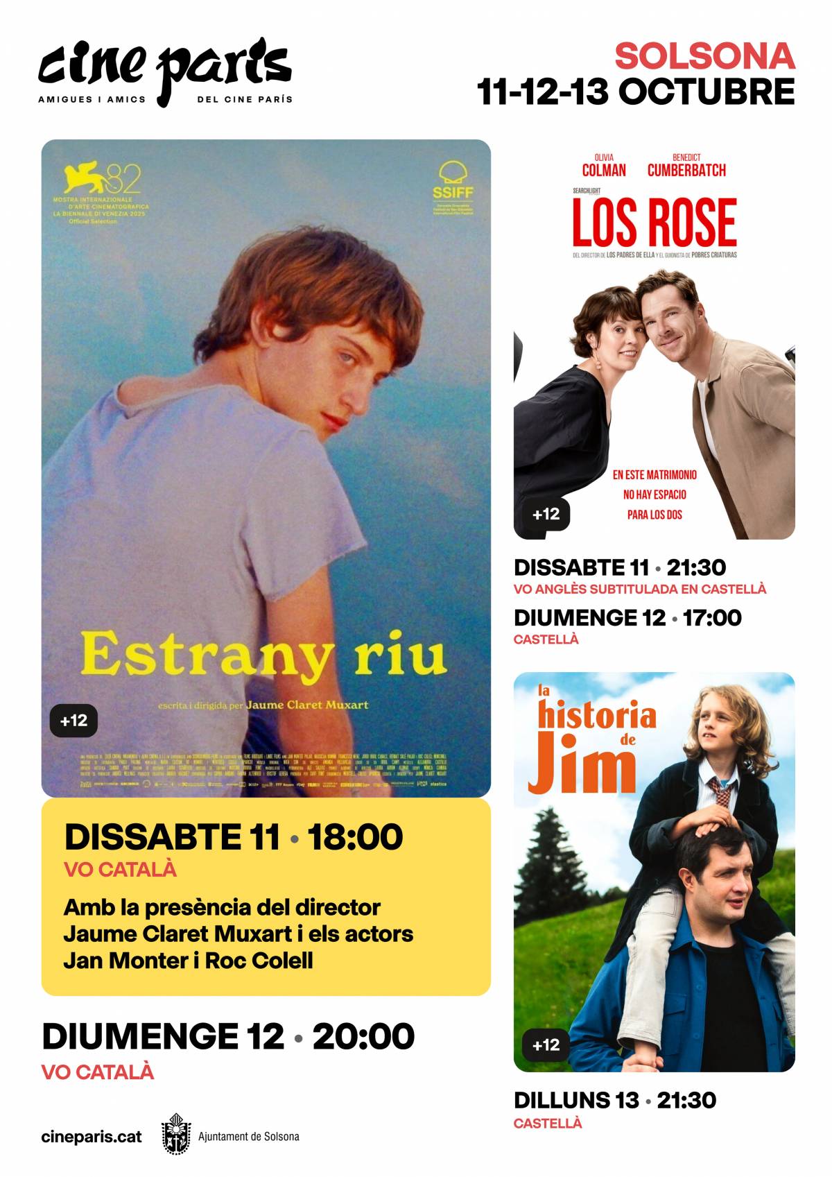 Cartellera del Cinema París  - 