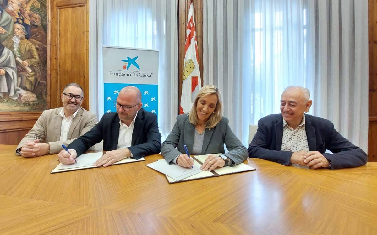 Acord entre la Fundació Ciutat de Valls i la Fundació la Caixa en la lluita contra l’exclusió social