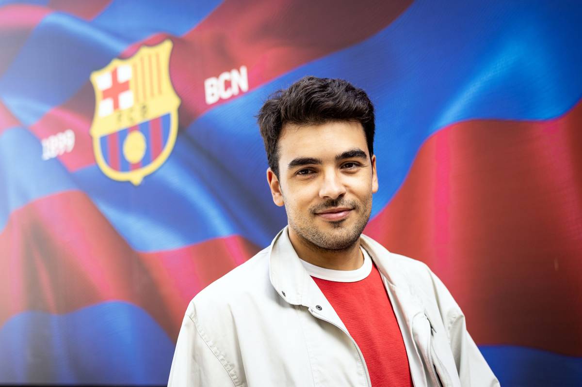 Oriol Jové, fotografiat aquesta setmana al Camp Nou - Hugo Fernández