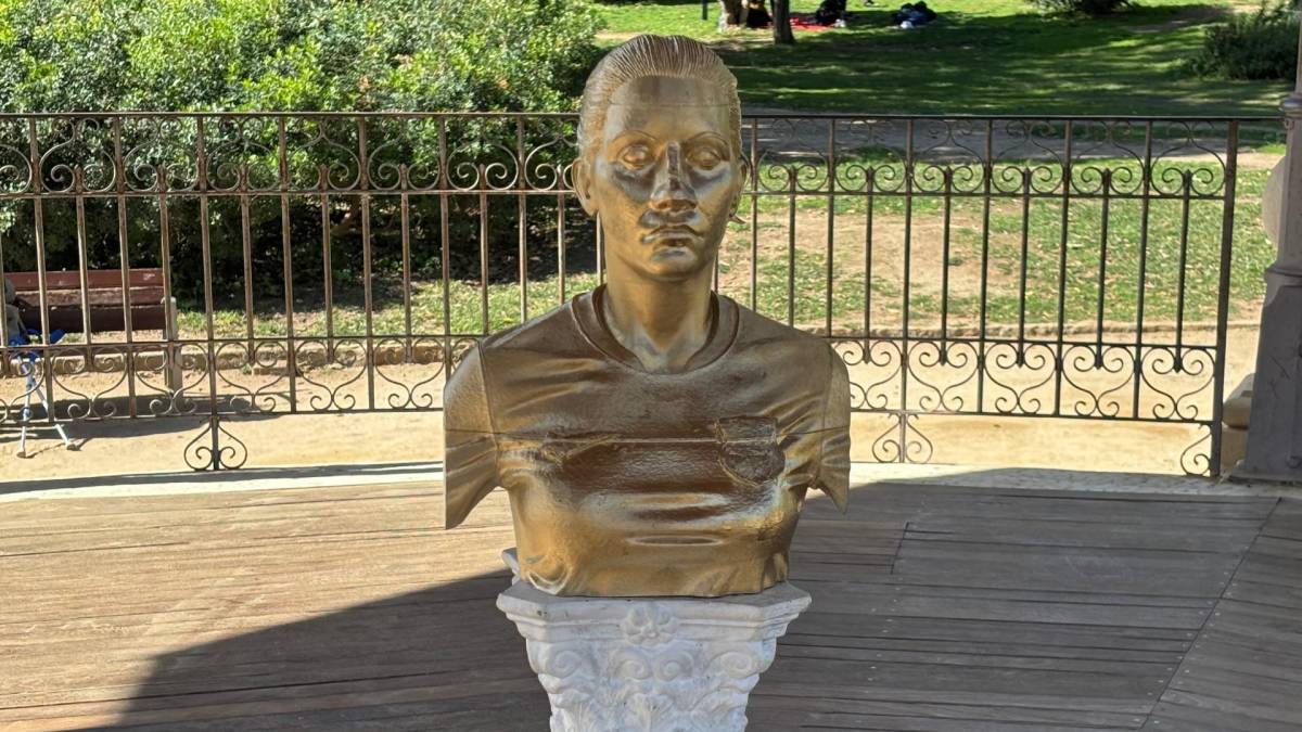 Instal·len un bust d'Aitana Bonmatí al Parc de la Ciutadella