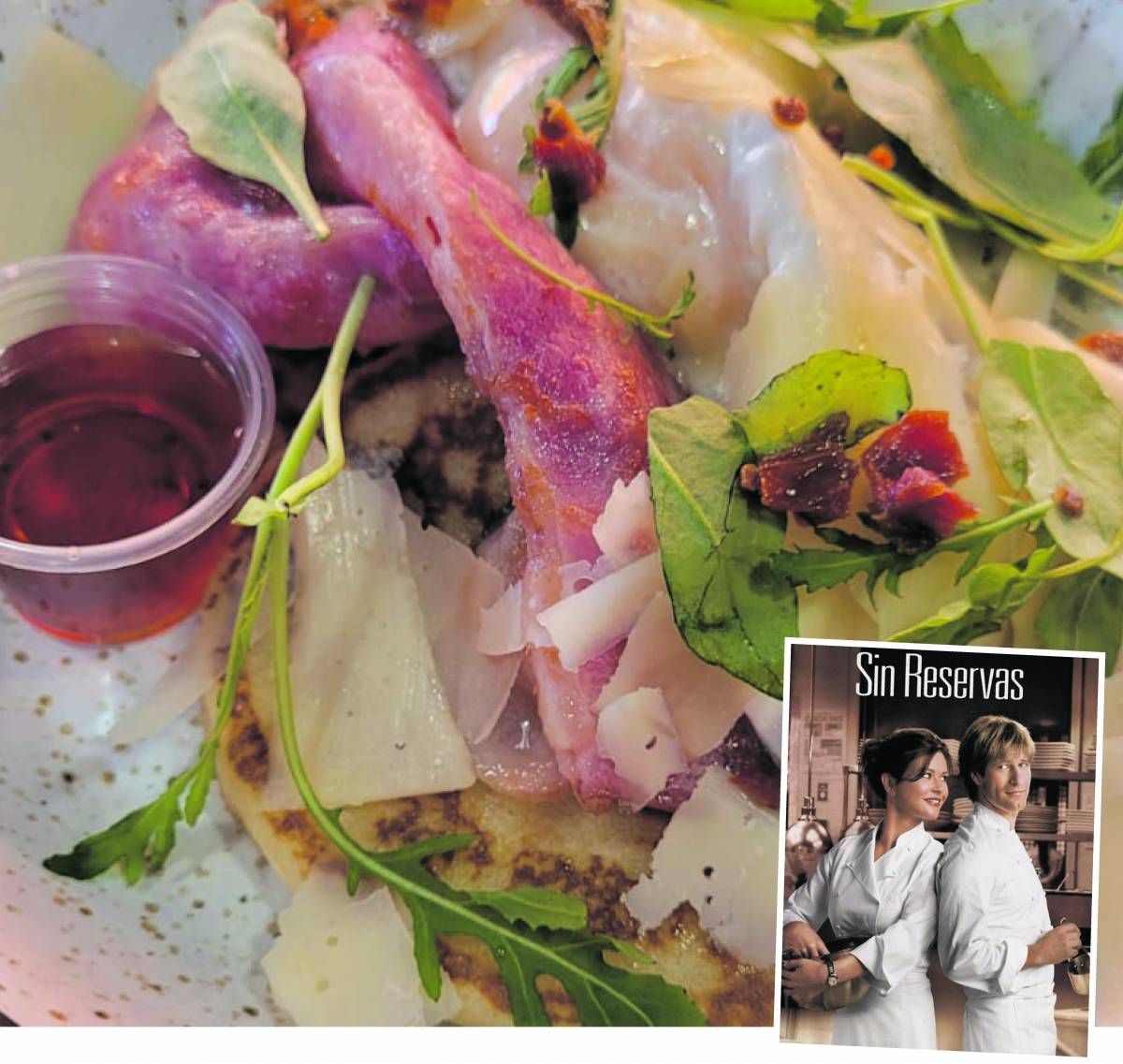 “Sin Reservas”  (2007) Pancake amb bacó de Grifolls Food&Coffee - 