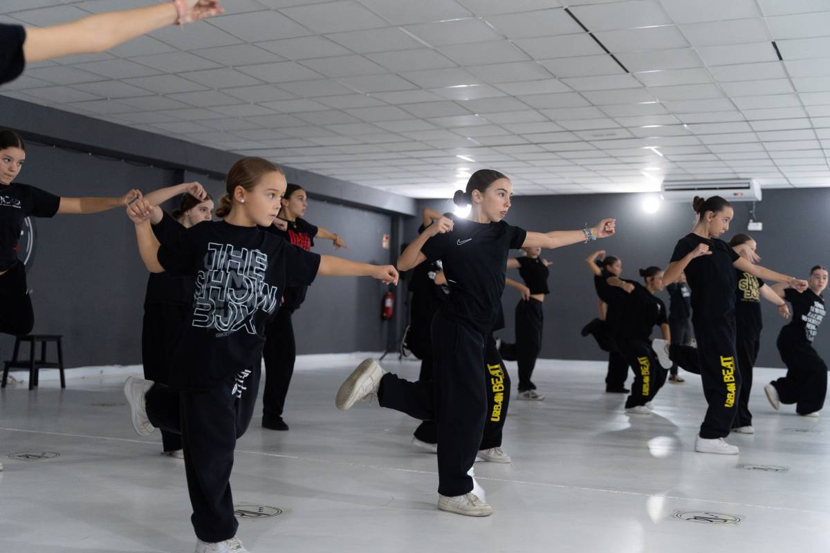 Les alumnes del grup de competició