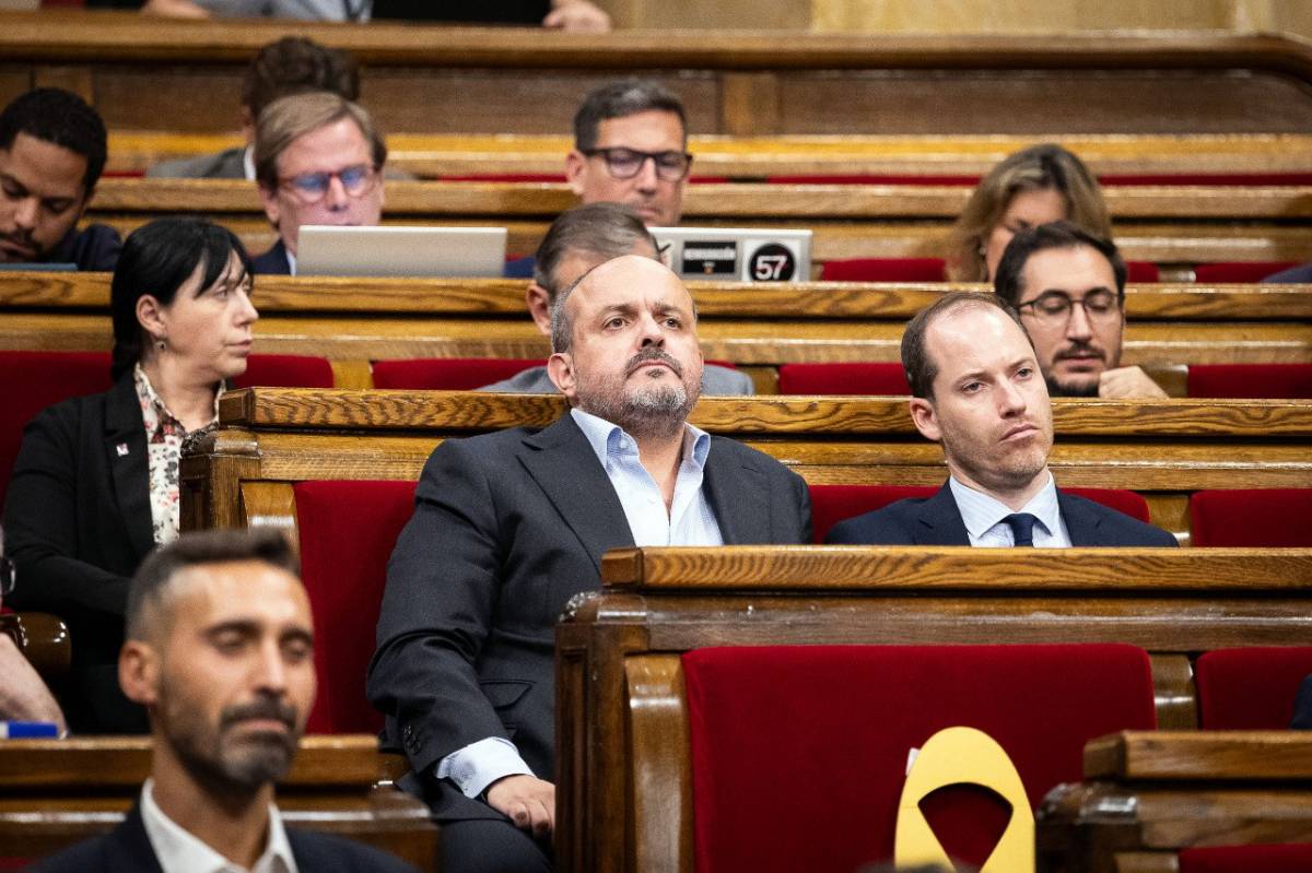 El líder del PP, Alejandro Fernández, al debat de política general