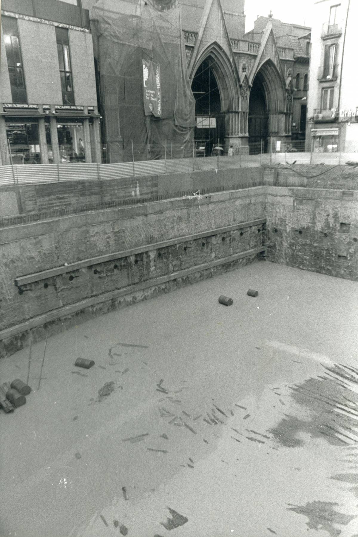 Plaça Vella 1994 - Cristóbal Castro/Arxiu Diari de Terrassa
