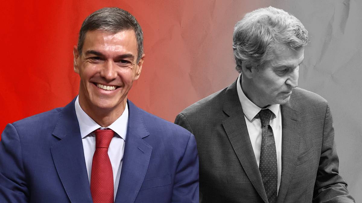 Sánchez agafa aire, Feijóo neda contracorrent