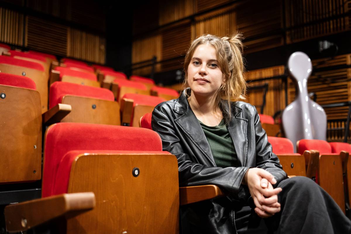 Elisabet Casanovas, fotografiada al Teatre Lliure - Hugo Fernández