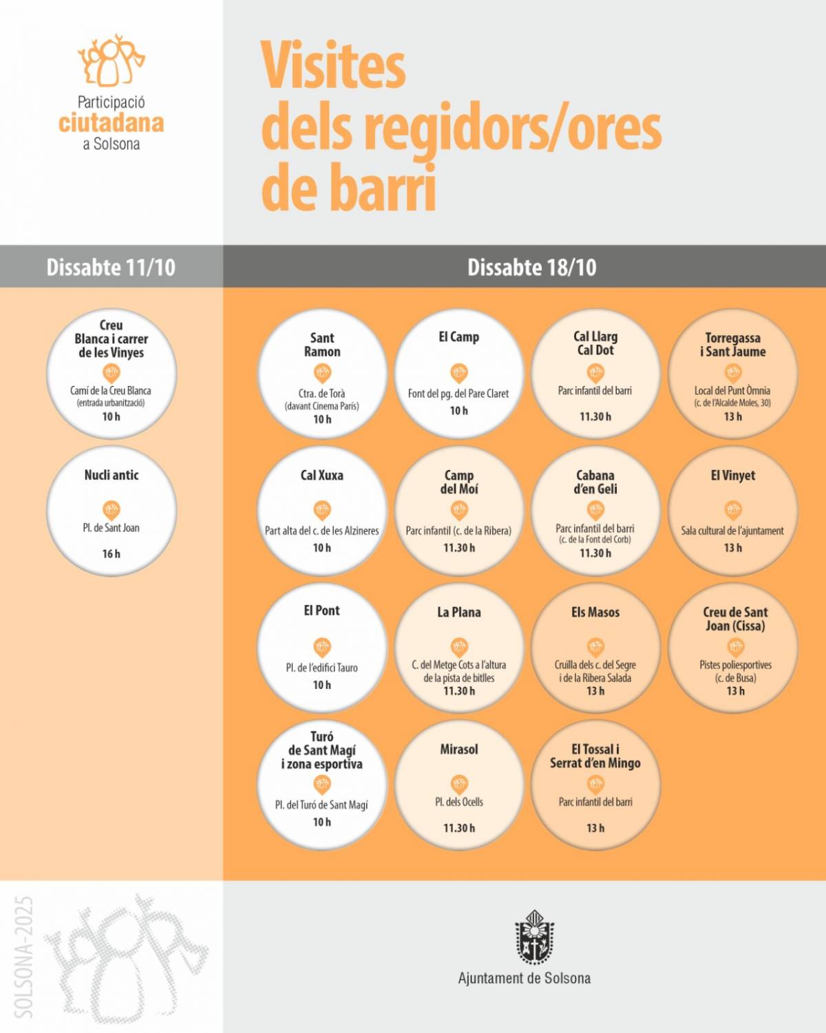 Calendari de visites - Calendari de visites