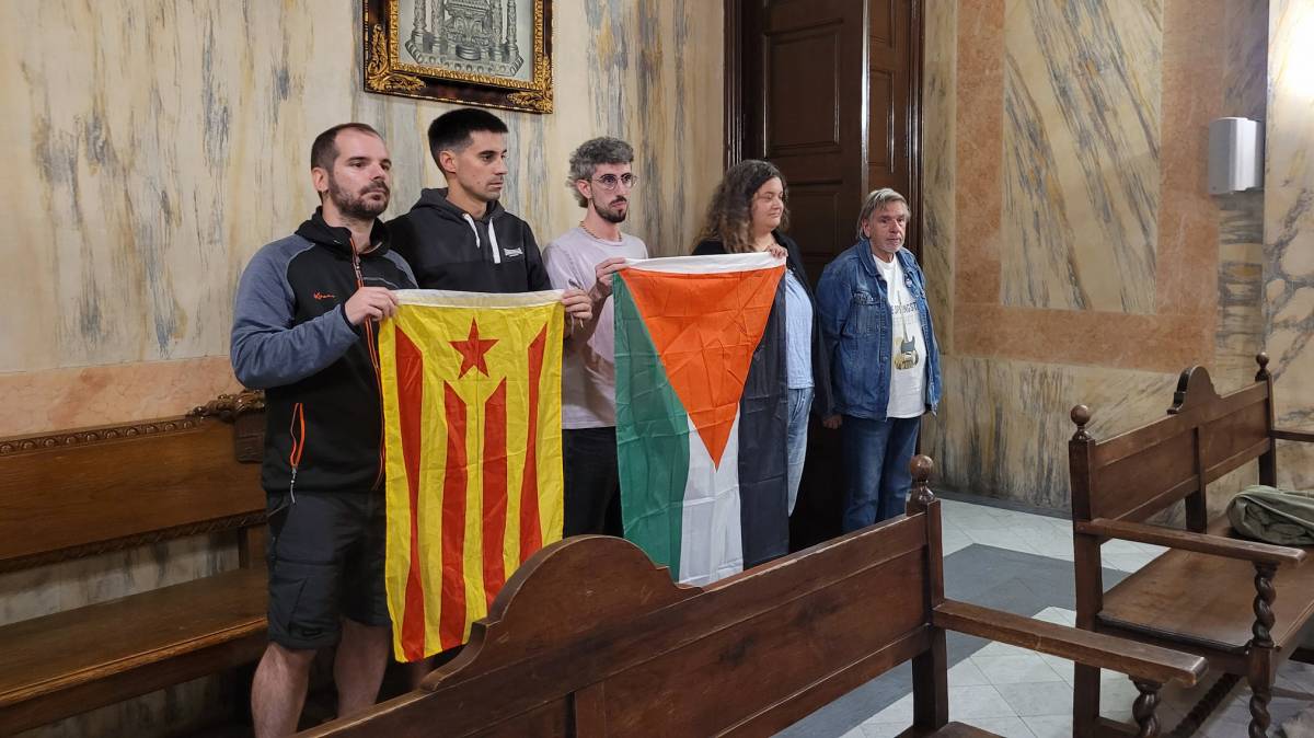 L'Ajuntament de Berga aprova una moció de condemna del genocidi palestí