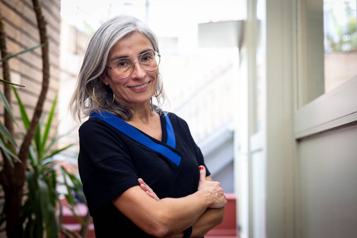 Eva Piquer, fotografiada aquesta setmana a la llibreria Laie - Hugo Fernández