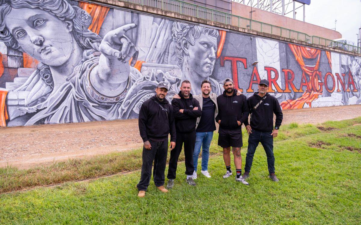 La ciutat de Tarragona suma tres nous murals inspirats en el patrimoni romà