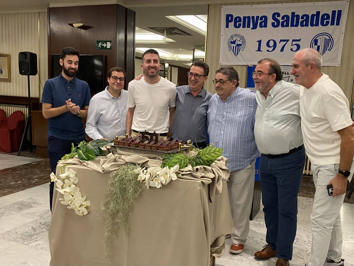 La Penya Sabadell 1975 celebra mig segle de passió pel Centre d'Esports