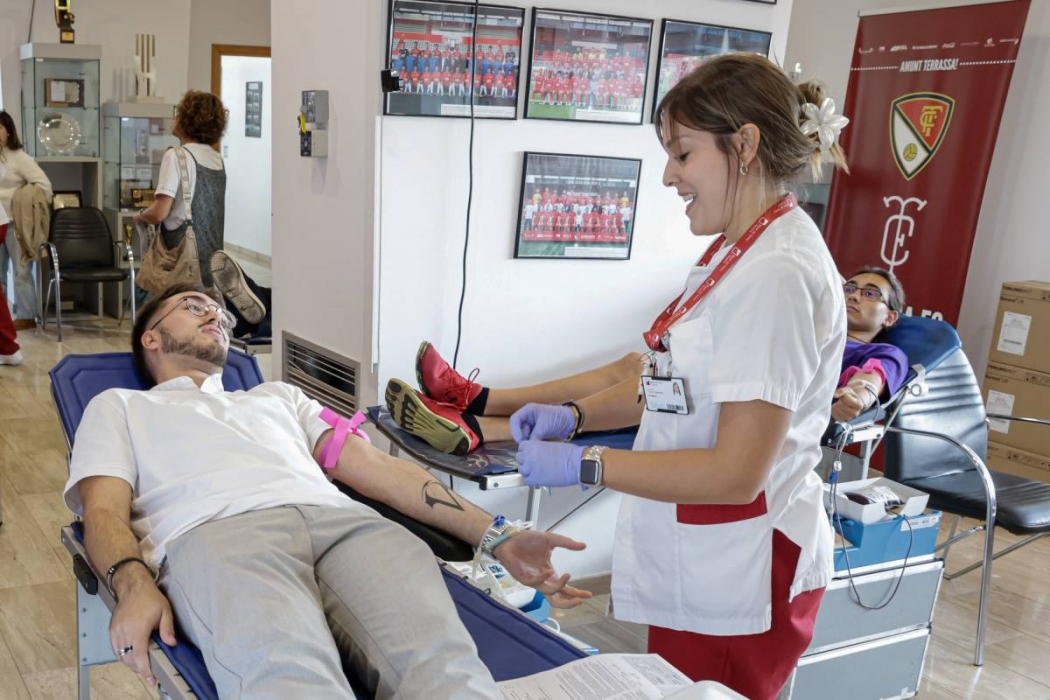 Prop de 300 donacions a la 19a Marató de Sang