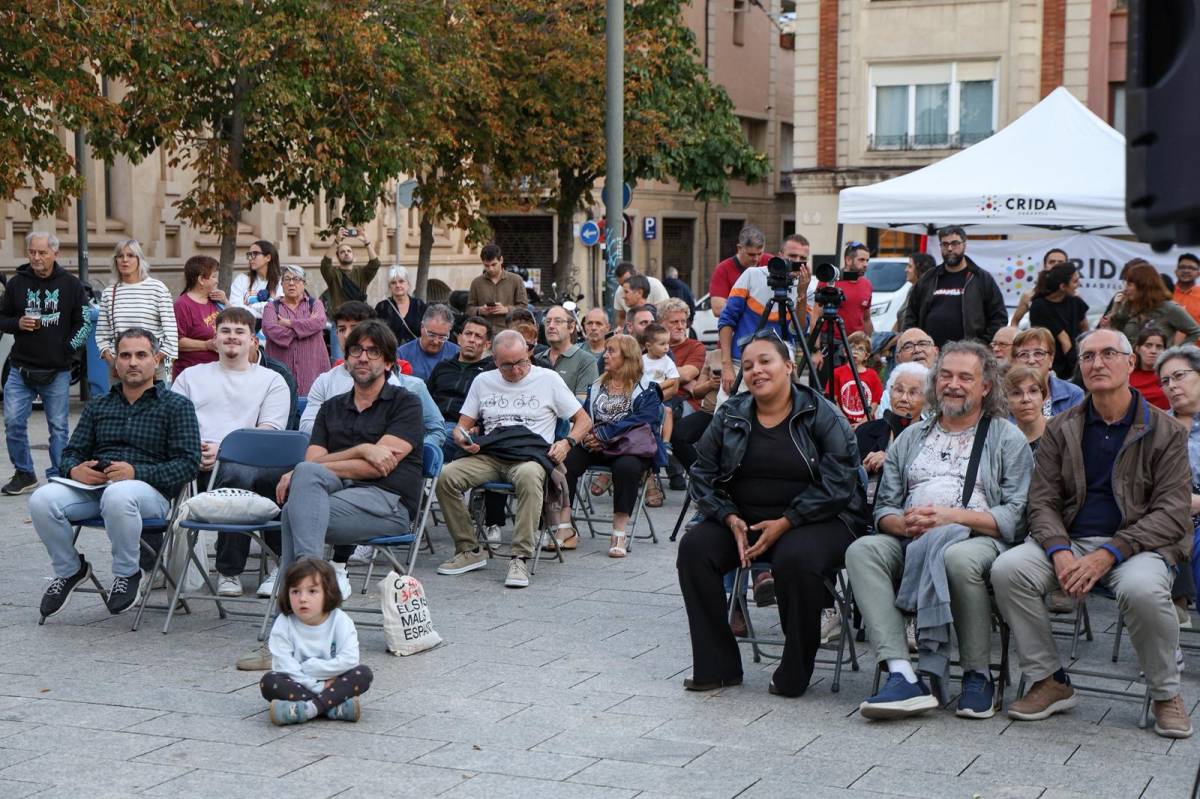 Acte de la Crida a mig mandat a la plaça del Gas - VÍCTOR CASTILLO
