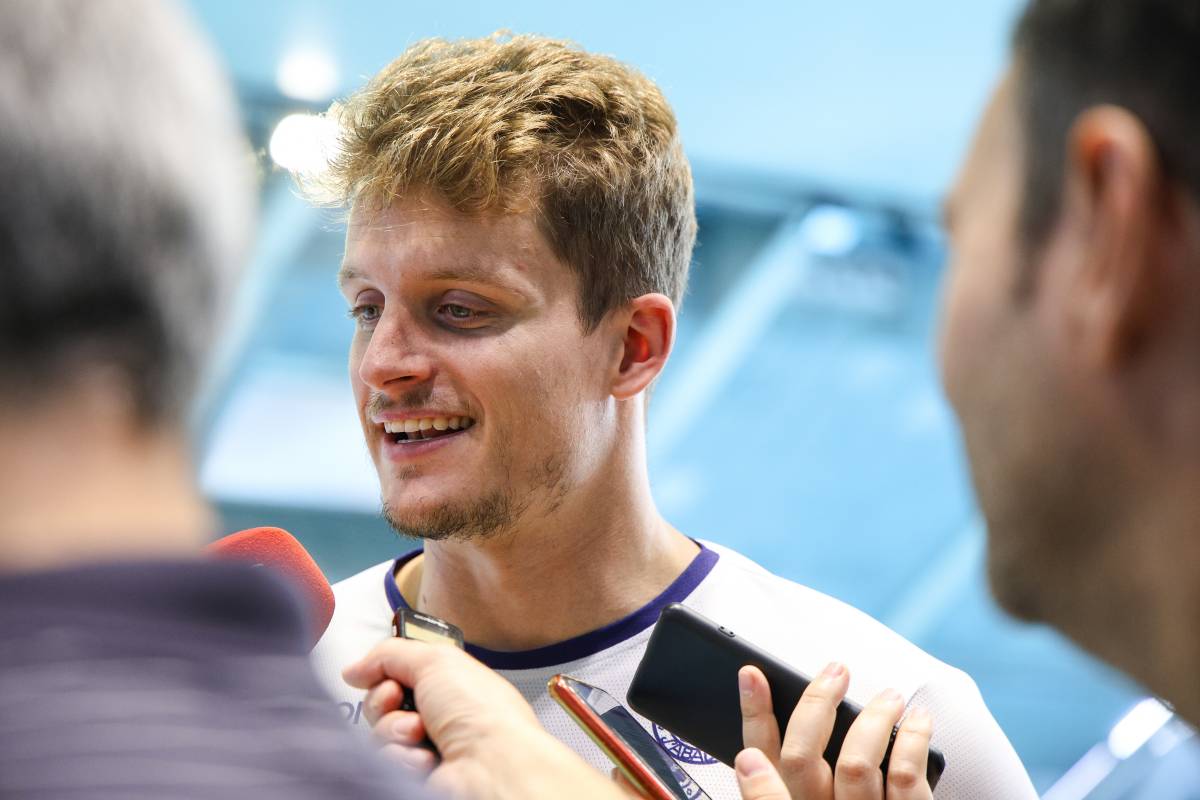 Cabanas, durant el tradicional `media day` previ a l`inici de la competició