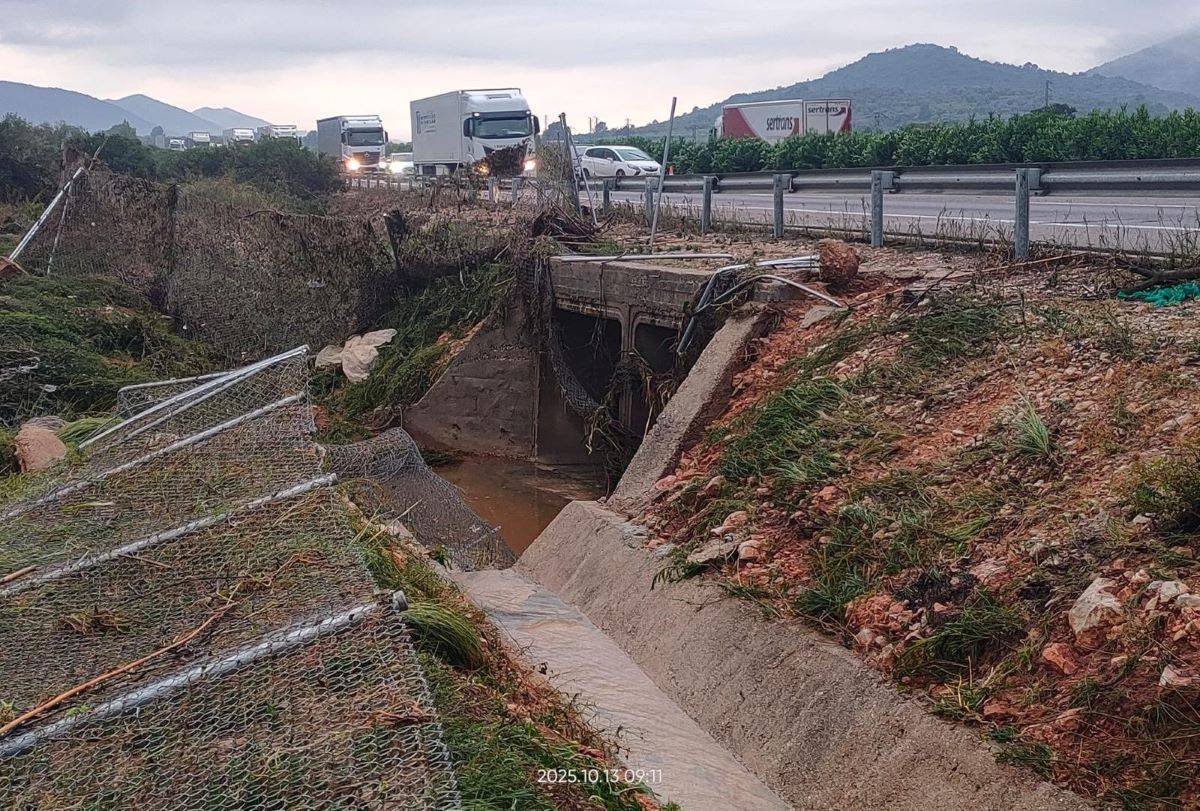 Deu milions d'euros d'entrada per apaivagar els estralls dels aiguats a les Terres de l'Ebre
