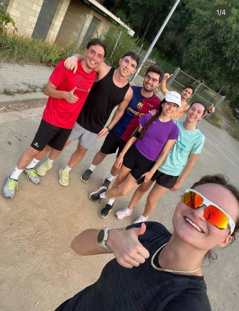 El Run Club Sabadell, després d`una de les trobades - CEDIDA El Run Club Sabadell, després d`una de les trobades