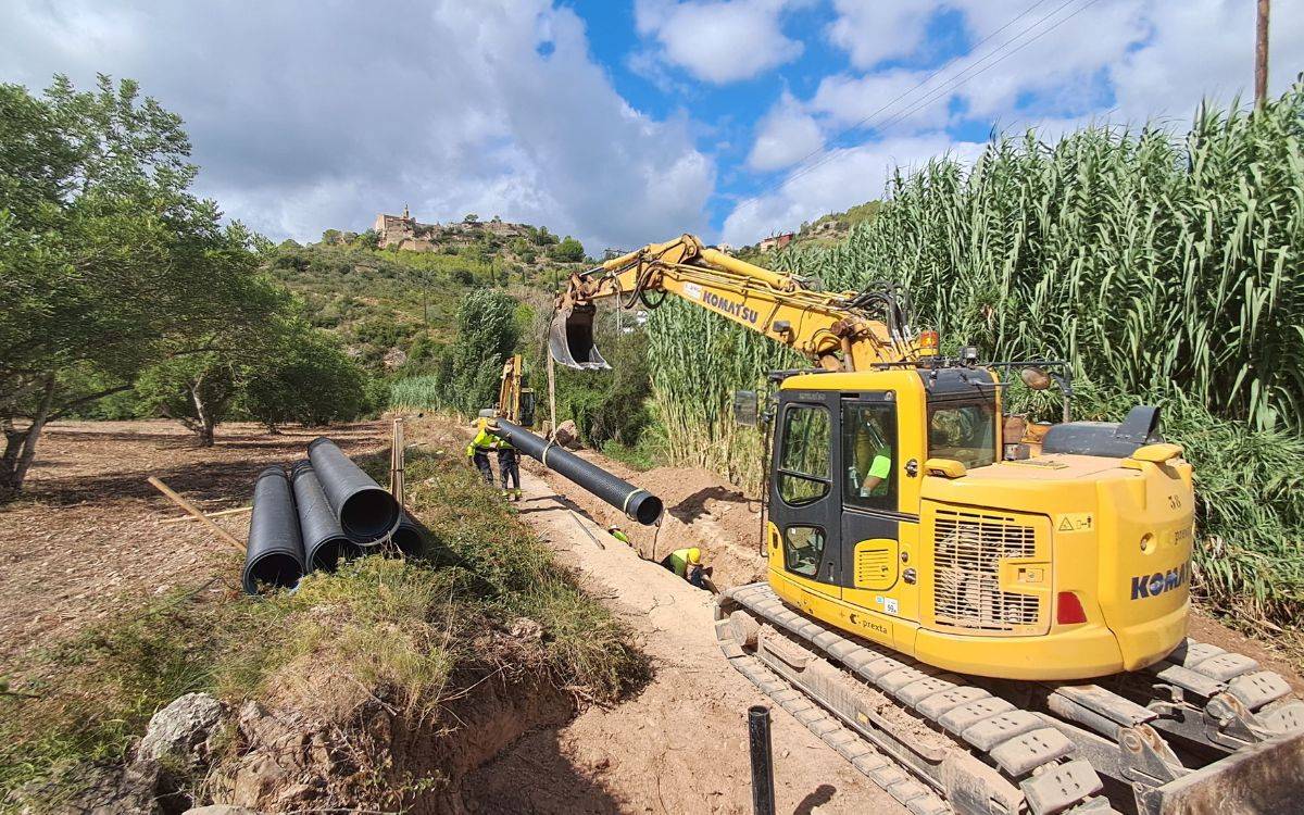 En marxa les obres de construcció de la nova depuradora de Vespella de Gaià