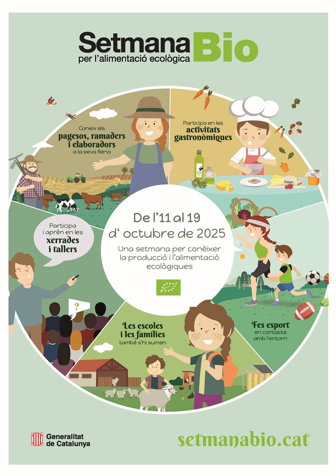 L’objectiu de la Setmana Bio és acostar la producció i l’alimentació ecològica a tothom - Departament d`Agricultura, Ramaderia, Pesca i Alimentació L’objectiu de la Setmana Bio és acostar la producció i l’alimentació ecològica a tothom