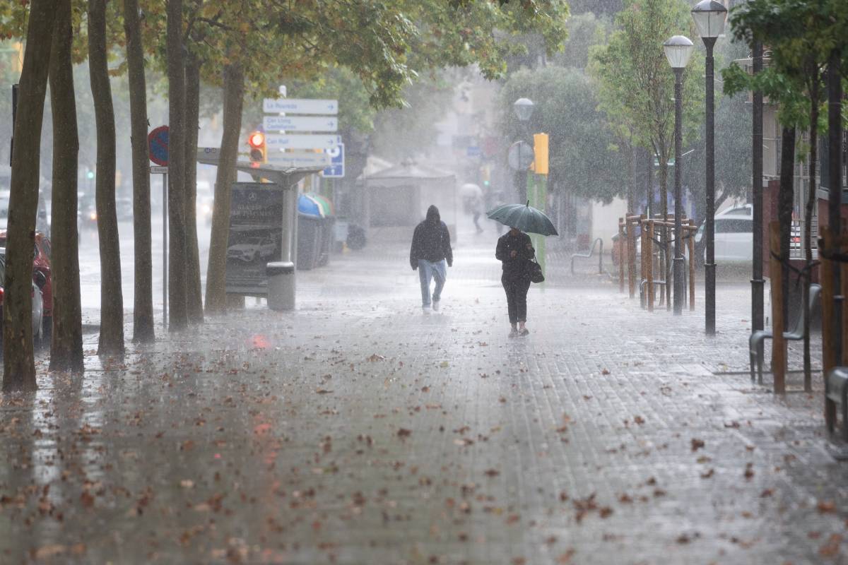 Pluja intensa a Sabadell - David Chao Pluja intensa a Sabadell