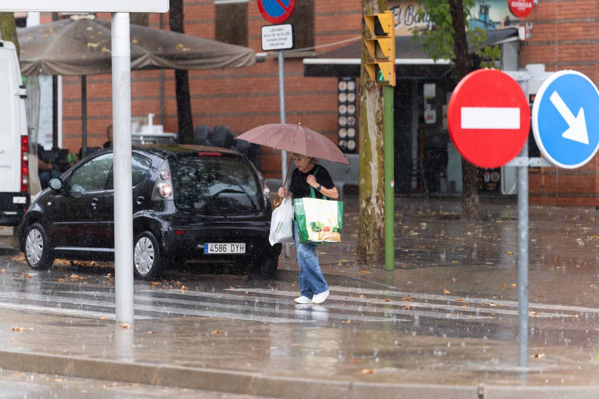 Pluja intensa a Sabadell - David Chao Pluja intensa a Sabadell