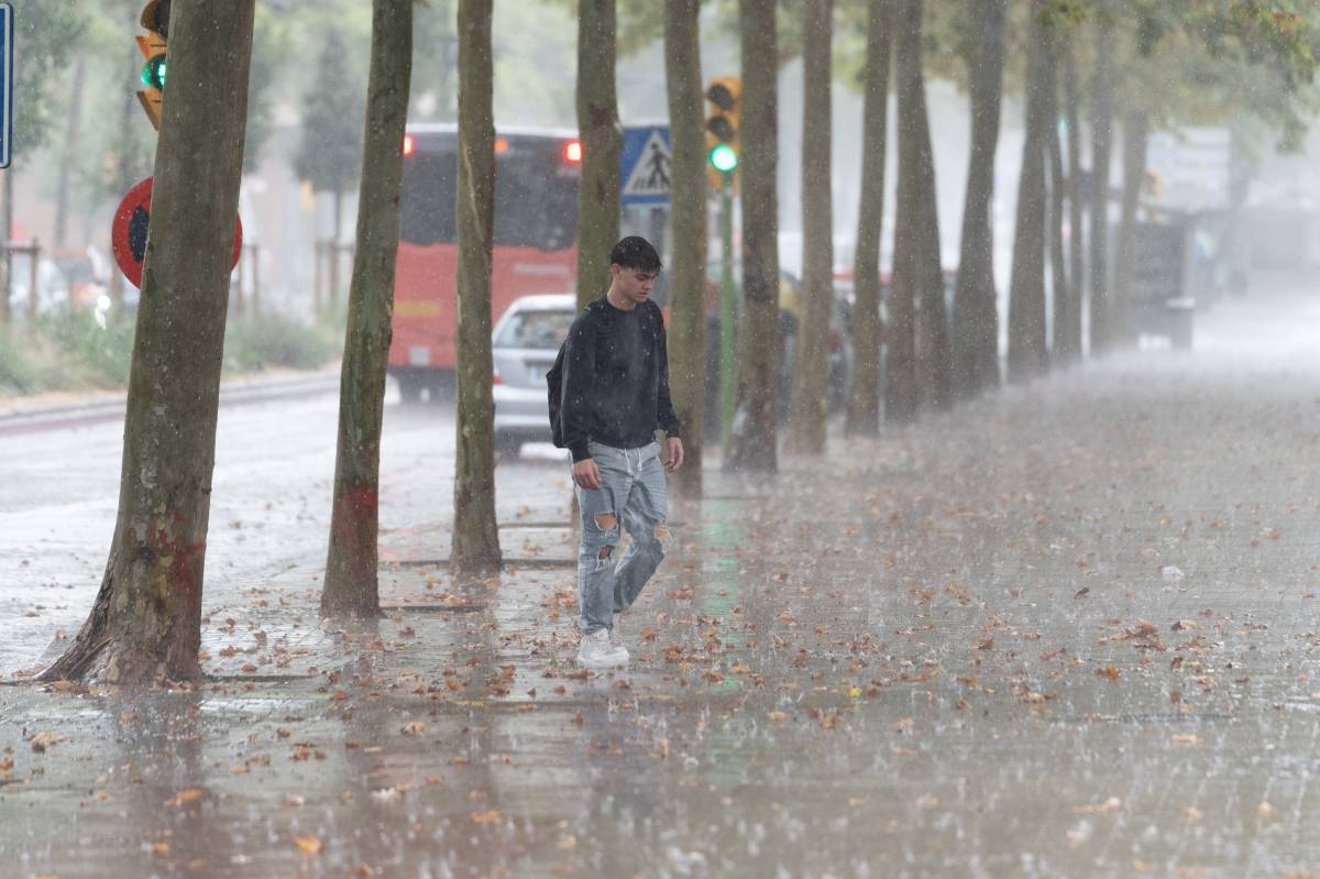 Pluja intensa a Sabadell - David Chao Pluja intensa a Sabadell
