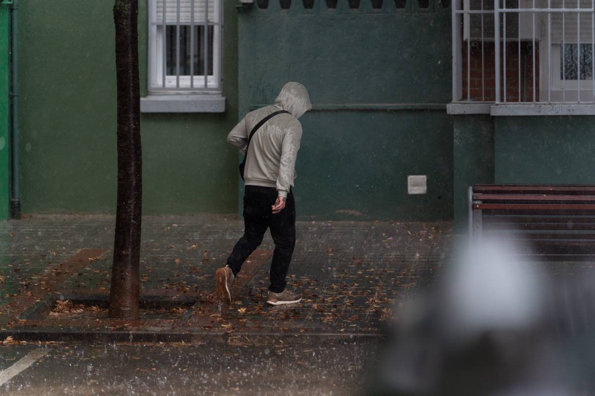 Pluja intensa a Sabadell - David Chao Pluja intensa a Sabadell