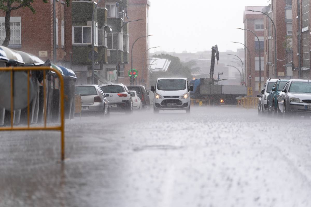 Pluja intensa a Sabadell - David Chao Pluja intensa a Sabadell