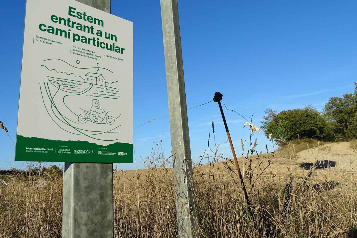  Cartells per senyalitzar, divulgar i fer conscienciació als visitants dels boscos i dels pobles  del Solsonès i rodalia