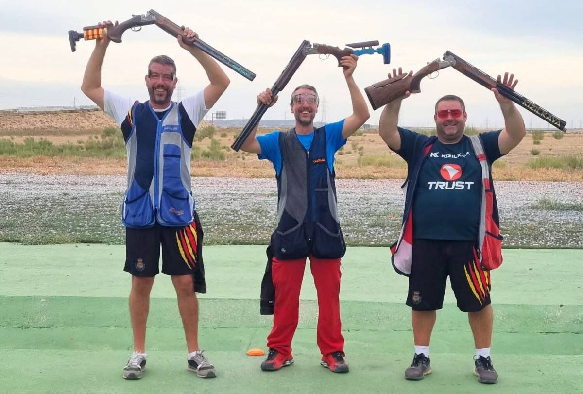Antoni Ferrer, de Torà, campió de tir al plat amb l'equip de Catalunya